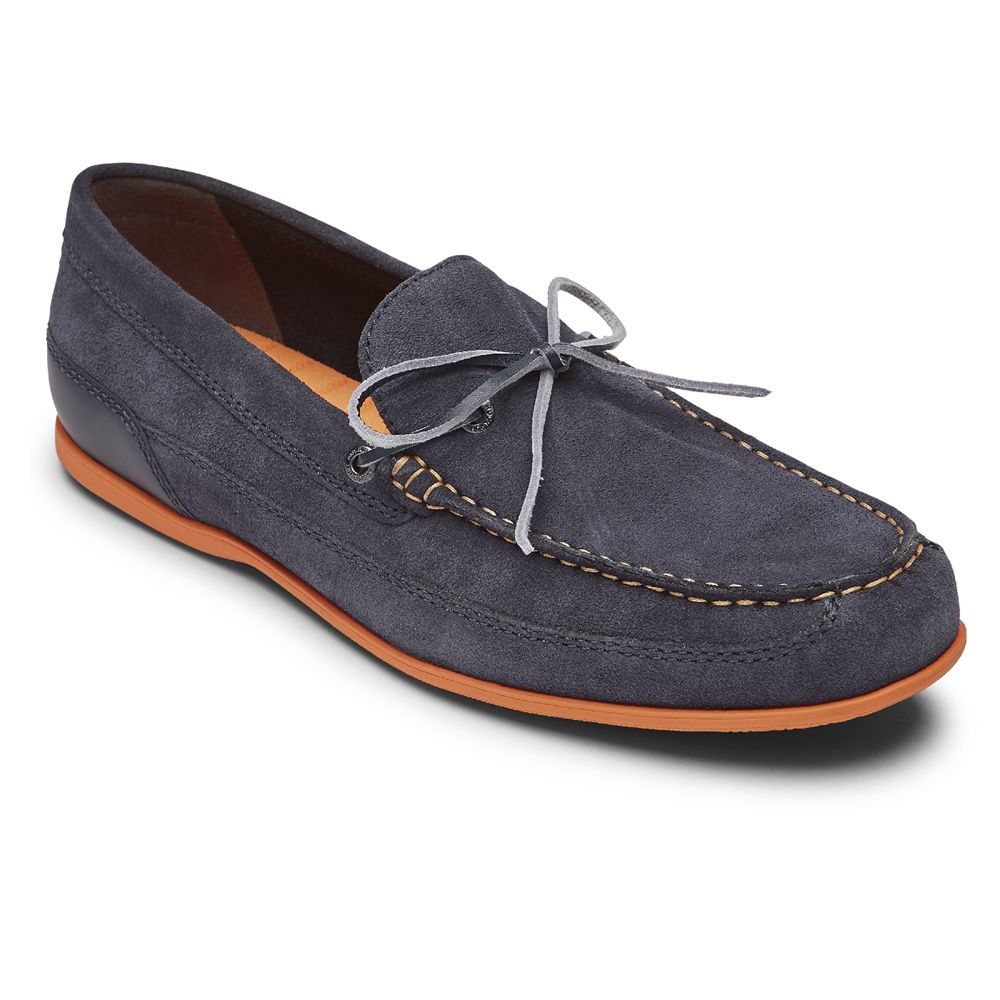 Rockport Loafers Herre Marineblå - Malcom Tie - PVMW96201